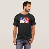 vlag van Detroit T-shirt (Voorkant volledig)