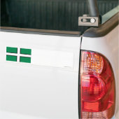 Vlag van Devon Bumpersticker (Op Truck)