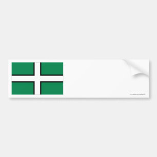 Vlag van Devon Bumpersticker
