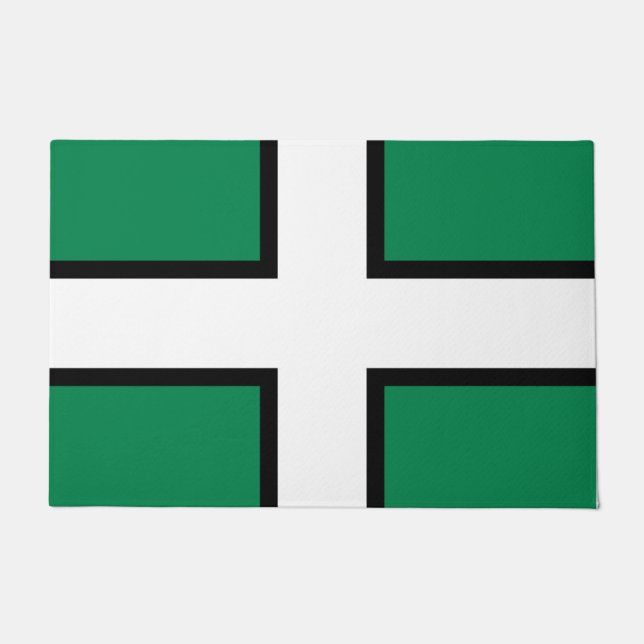 Vlag van Devon (VK) Deurmat (Voorkant)