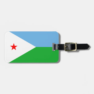 Vlag van Djibouti - Easy ID Personal Bagagelabel