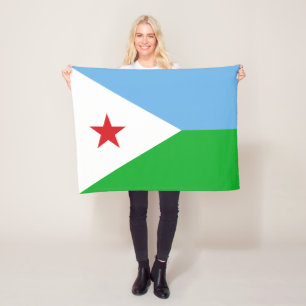 Vlag van Djibouti Fleece Deken