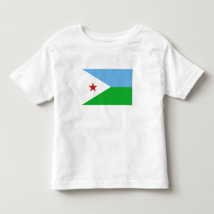 Vlag van Djibouti Kinder Shirts
