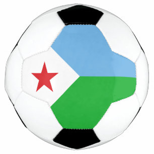 Vlag van Djibouti Voetbal