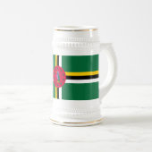 Vlag van Dominica Bierpul (Voorkant rechts)