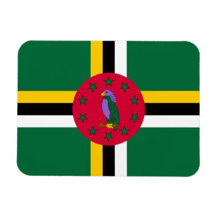 Vlag van Dominica Magneet