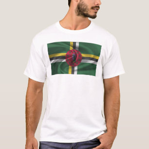Vlag van Dominica T-shirt