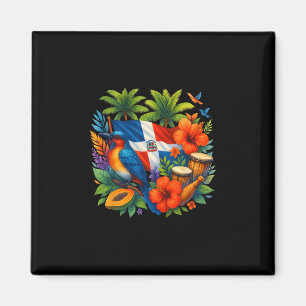 Vlag van Dominicaanse Republiek Vakantie Reizen Tr Magneet