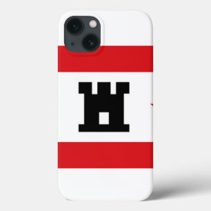 Vlag van Drenthe iPhone 13 Hoesje