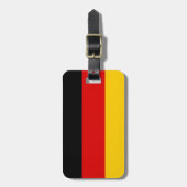 Vlag van Duitse Easy ID Personal Bagagelabel (Voorkant verticaal)