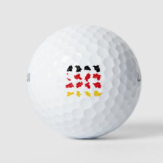 Vlag van Duitse Staten Golfballen (Voorkant)