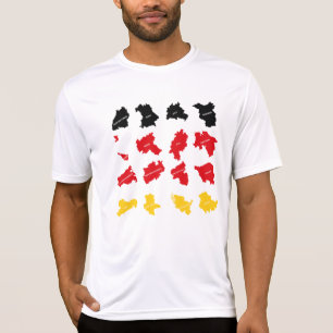 Vlag van Duitse Staten T-shirt