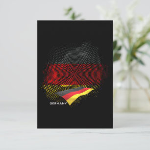 Vlag van Duitsland Bedankkaart