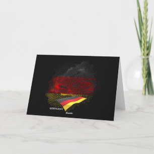 Vlag van Duitsland Bedankkaart