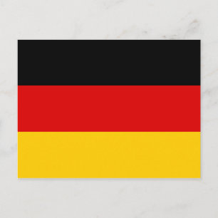 Vlag van Duitsland Briefkaart