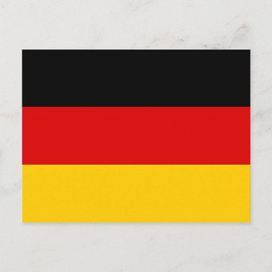 Vlag van Duitsland Briefkaart (Voorkant)
