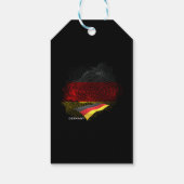Vlag van Duitsland Cadeaulabel (Achterkant)