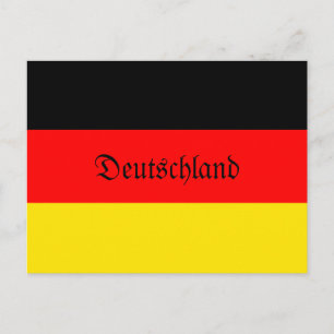 Vlag van Duitsland Deutschland Briefkaart