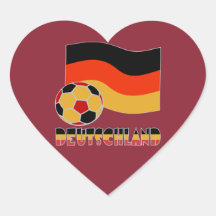 Vlag van Duitsland en voetbal met grijze rand