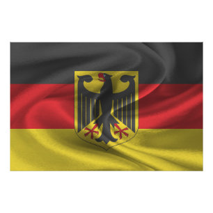 Vlag van Duitsland Foto Afdruk