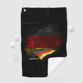 Vlag van Duitsland Golfhanddoek (Insitu)