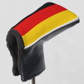 Vlag van Duitsland Golfheadcover (3/4 voorkant)