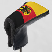 Vlag van Duitsland Golfheadcover (3/4 voorkant)