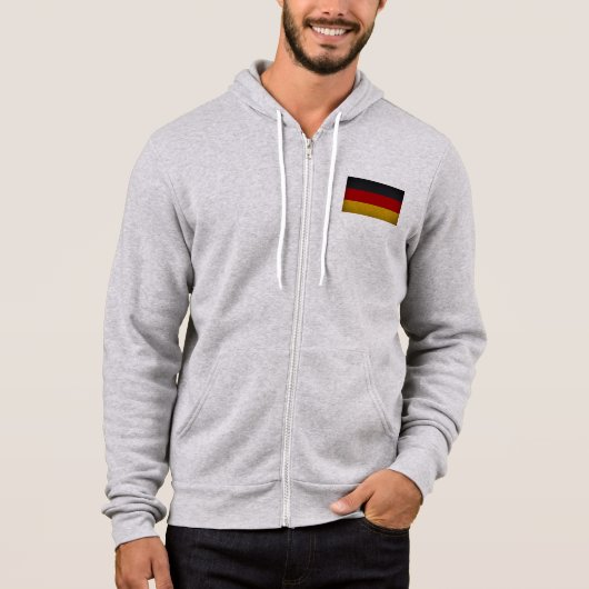 Vlag van Duitsland Hoodie (Voorkant)