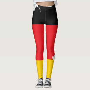 Vlag van Duitsland in ontwerp voor souvenirkaart Leggings
