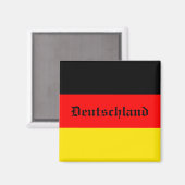Vlag van Duitsland Magneet (Voorkant / Achterkant)