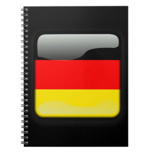 Vlag van Duitsland Notitieboek