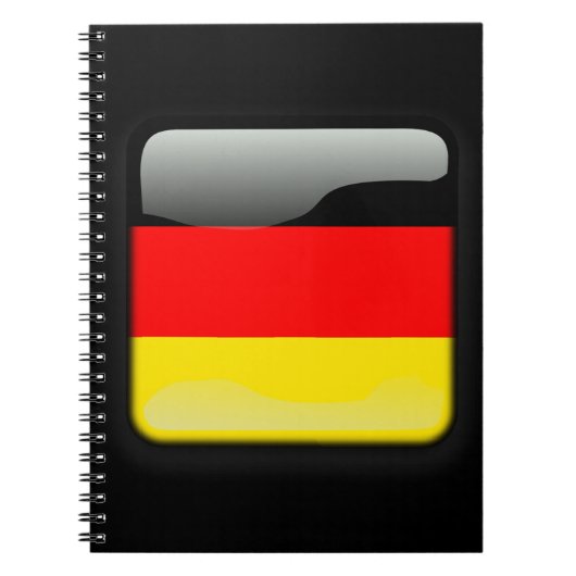 Vlag van Duitsland Notitieboek (Voorkant)