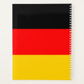 Vlag van Duitsland Planner (Achterkant)