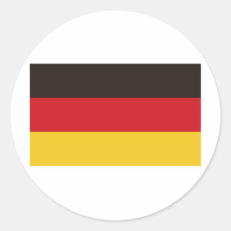 Vlag van Duitsland Ronde Sticker