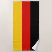 Vlag van Duitsland Strandlaken (Voorkant)