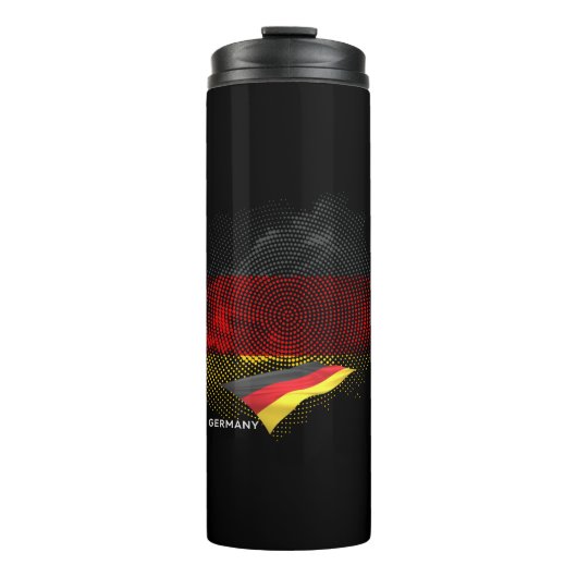 Vlag van Duitsland Thermosbeker (Voorkant)