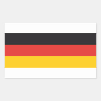 Vlag van Duitsland x20 stickers Duitse rechthoekig