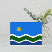 Vlag van Duluth, Minnesota Folie Feestdagen Briefkaart (Staand Voorkant)