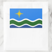 Vlag van Duluth, Minnesota Rechthoekige Sticker (Tas)