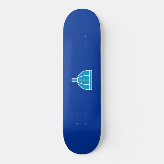 Vlag van Durban (Zuid-Afrika) Skateboard (Voorkant)