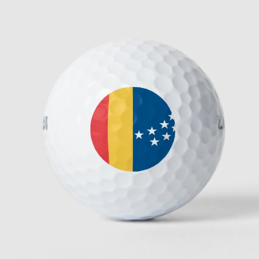 Vlag van Durham, North Carolina Golfballen (Voorkant)
