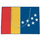 Vlag van Durham, North Carolina Groot Cadeauzakje (Voorkant)