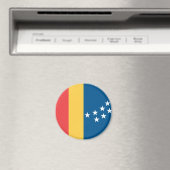 Vlag van Durham, North Carolina Magneet (Insitu (Vaatwasser))