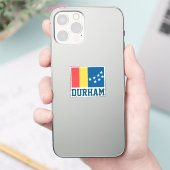 Vlag van Durham, North Carolina Sticker (Telefoon)