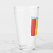 Vlag van Durham (North Carolina, VS) Glas (Rechts)