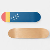 Vlag van Durham (North Carolina, VS) Skateboard (Horizontaal)