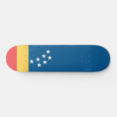Vlag van Durham (North Carolina, VS) Skateboard (Horizontaal)