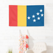 Vlag van Durham (North Carolina, VS) Spandoek (Insitu)