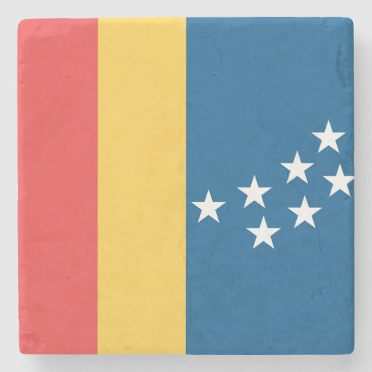 Vlag van Durham (North Carolina, VS) Stenen Onderzetter (Voorkant)