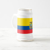 Vlag van Ecuador Bierpul (Voorkant links)